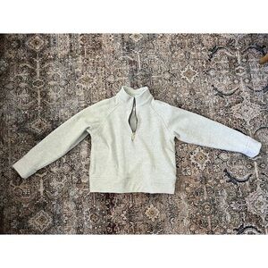Albion for fleece half zip sweater, size small! So cute and cozy